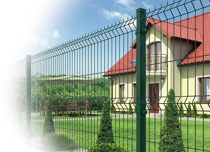 Забор из 3D сетки гиттер в Екатеринбурге с установкой под ключ